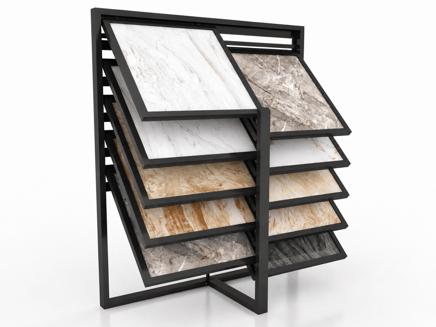 Inclined Tile Display